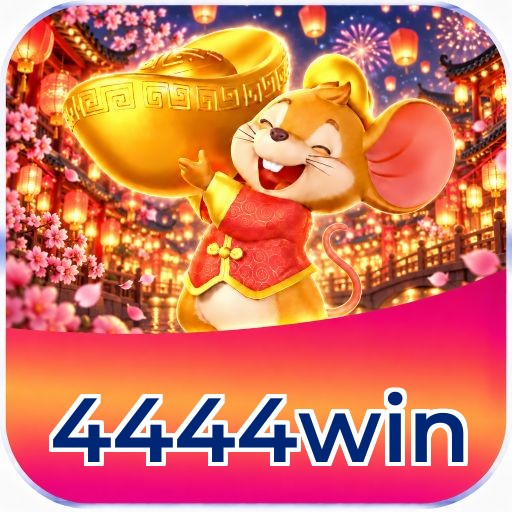 Interface da plataforma 4444win mostrando slots populares e bônus de boas-vindas